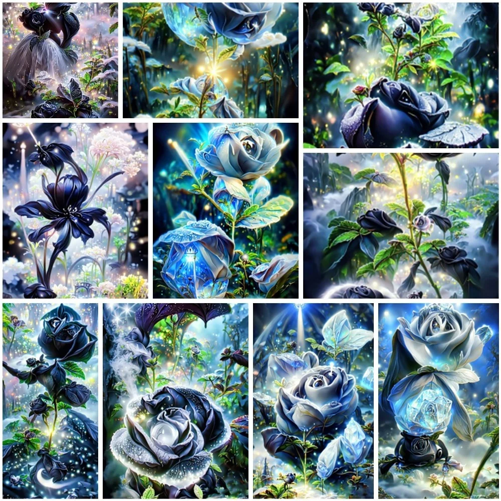 

Black Rose Flowers Painting By Number 20x30 Art Craft Kits For Adults Wall Art Personalized Gift Ideas Free Shipping 2023 HOT