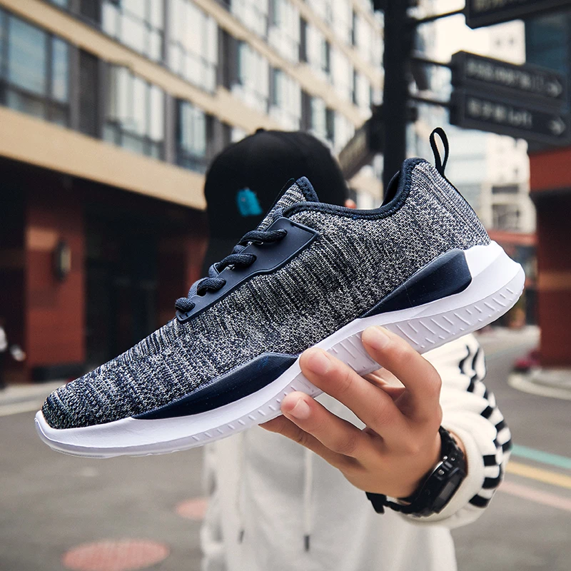 

Men Shoes Mesh Breathable 2022 New Casual Shoes Men Sneakers Lace Up Light Outdoor Walking Tenis Shoes Walking shoes