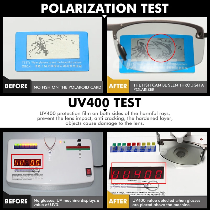 Очки солнцезащитные LIOUMO Мужские квадратные поляризационные фотохромные очки UV400