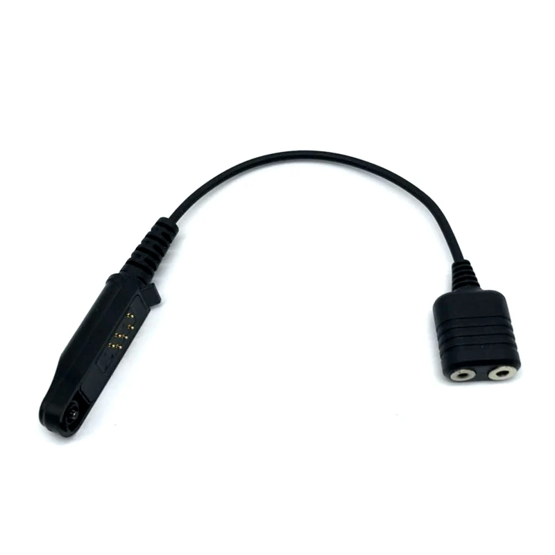 Фото Baofeng UV-9R Plus Walkie Talkie BF-9700 A58 GT-3WP Адаптер аудиокабеля для гарнитуры UV-5R UV82 UV-5S Интерфейс K 2-контактный гнездовой порт №4