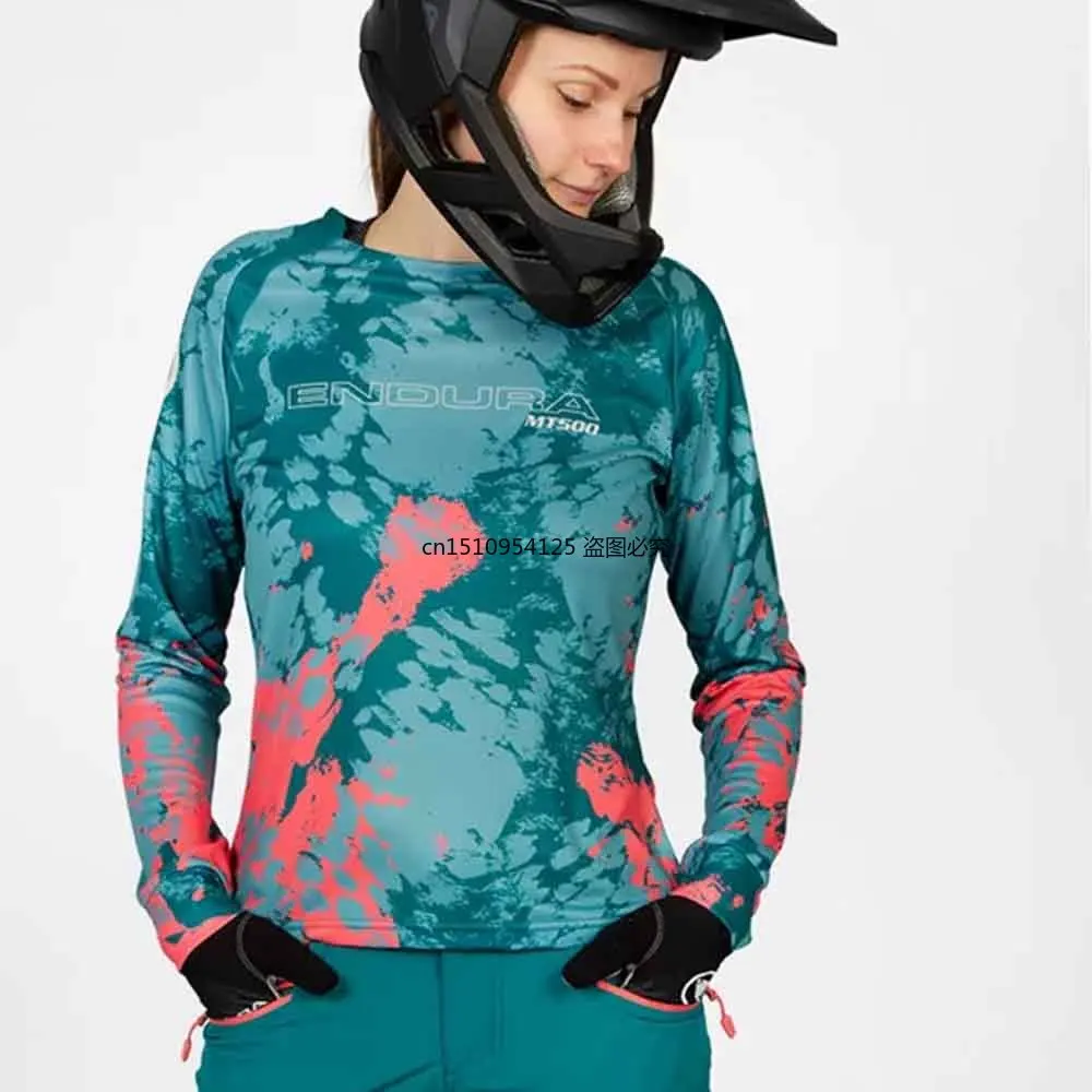 

Motocicleta das mulheres ciclismo wear mountain bike cross country motocross wear camiseta roupas de manga longa mtb camisa