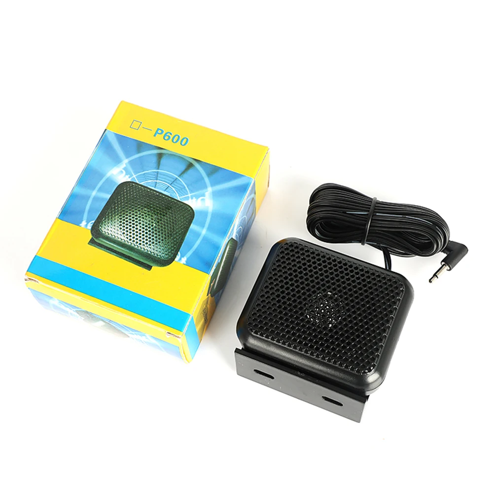 Gtwoilt 3.5mm P600 Car Radio External Speaker For Yaesu Icom Kenwood TYT Mobile Radio TM481A