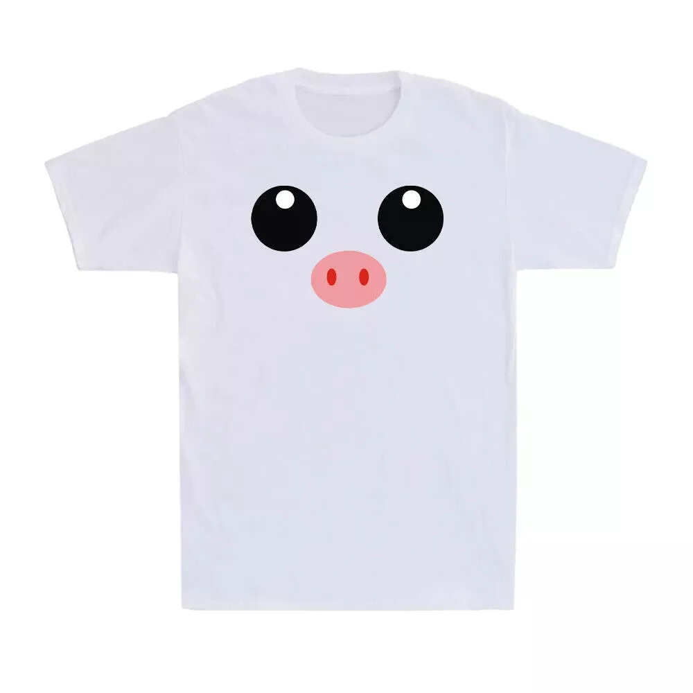 Свинья забавное розовое животное фотосессия унисекс футболка размер