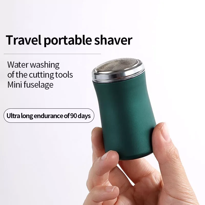 

Small Modern Shaver Men's Mini Travel Portable Beard Knife Washable Boyfriend Shaver