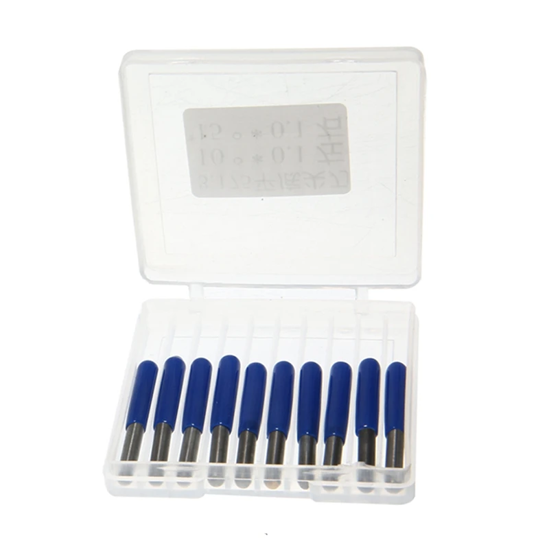 20 шт. твердосплавные фрезы для гравировки печатных плат 3 175 мм фреза с ЧПУ 10/15/20/30