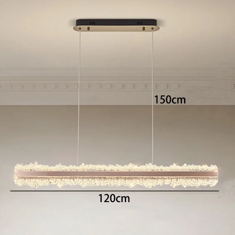

Скандинавская акриловая светодиодная люстра с регулируемой яркостью для стола, столовой, кухни, острова, офиса, подвесной светильник, роскошный декор, светильник