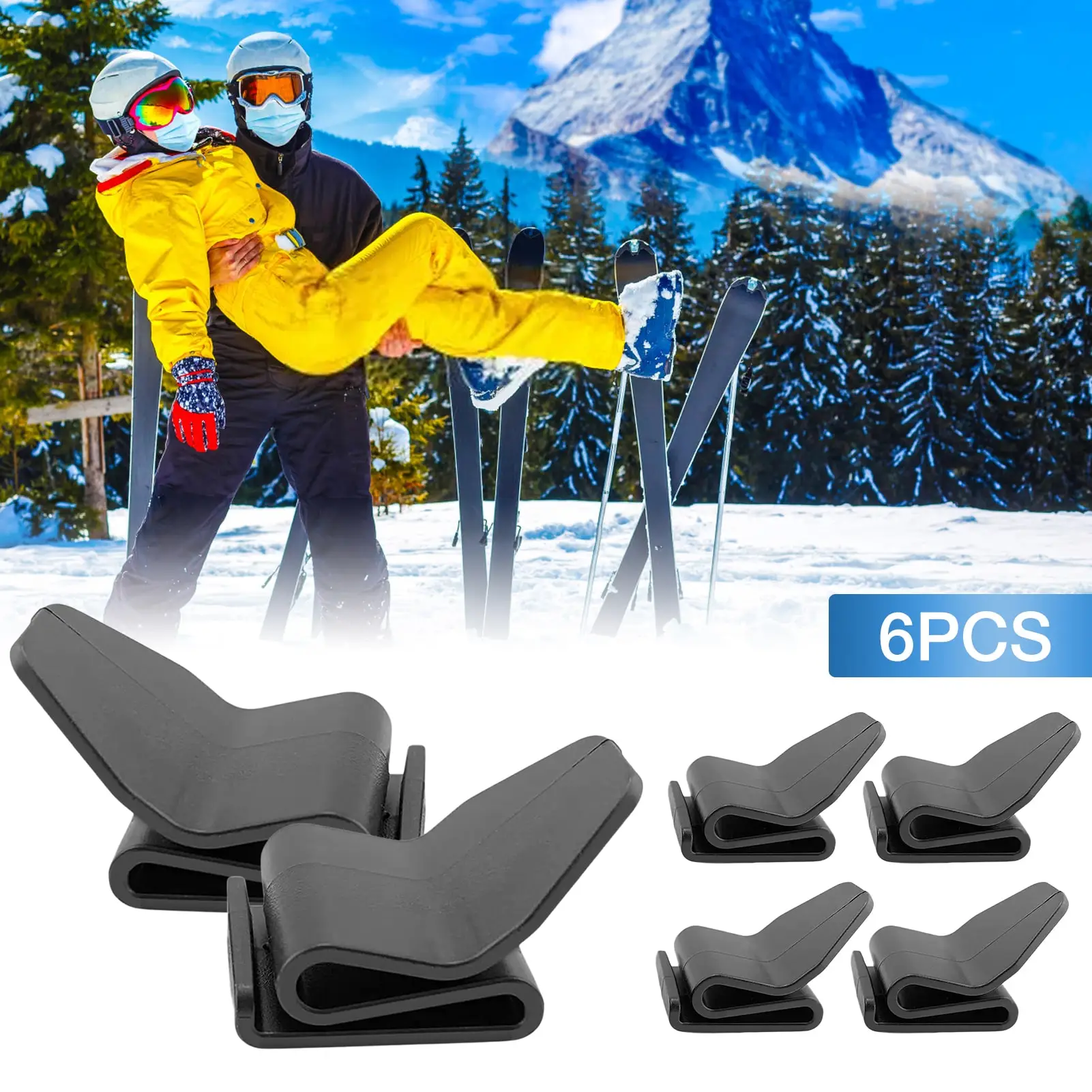 

Зажим для защиты лица, зажим для лыжного шлема, 6 шт., зажим для шлема для сноуборда, зажим для шлема, держатель для снежного шлема, зажим для к...