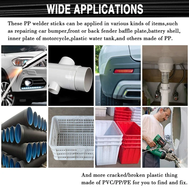 Акция! 60 шт. пластиковые сварочные прутки комплект сварочных пруток из