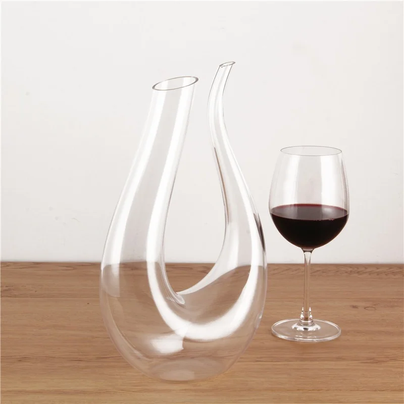 

1500ml U-shaped Glass Bottle Decanter Whisky Decanter Dispenser Crystal Glass Decanter Bottleglass Bottles for Liquor Wine