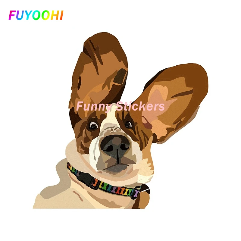 Внешние/защитные модные наклейки FUYOOHI автомобильные bассет хаунд отличная
