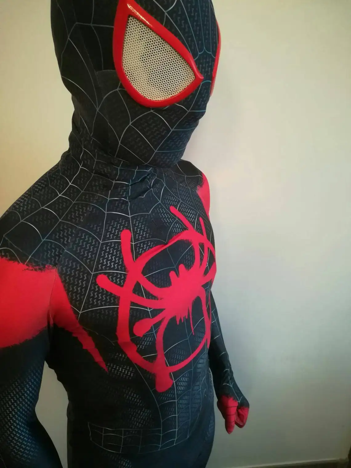 3D Print Spiderman Newest Anime Miles COSPLAY Costume Morales  Into The Verse Superhero Halloween Zentai Bodysuit for Adult Kids