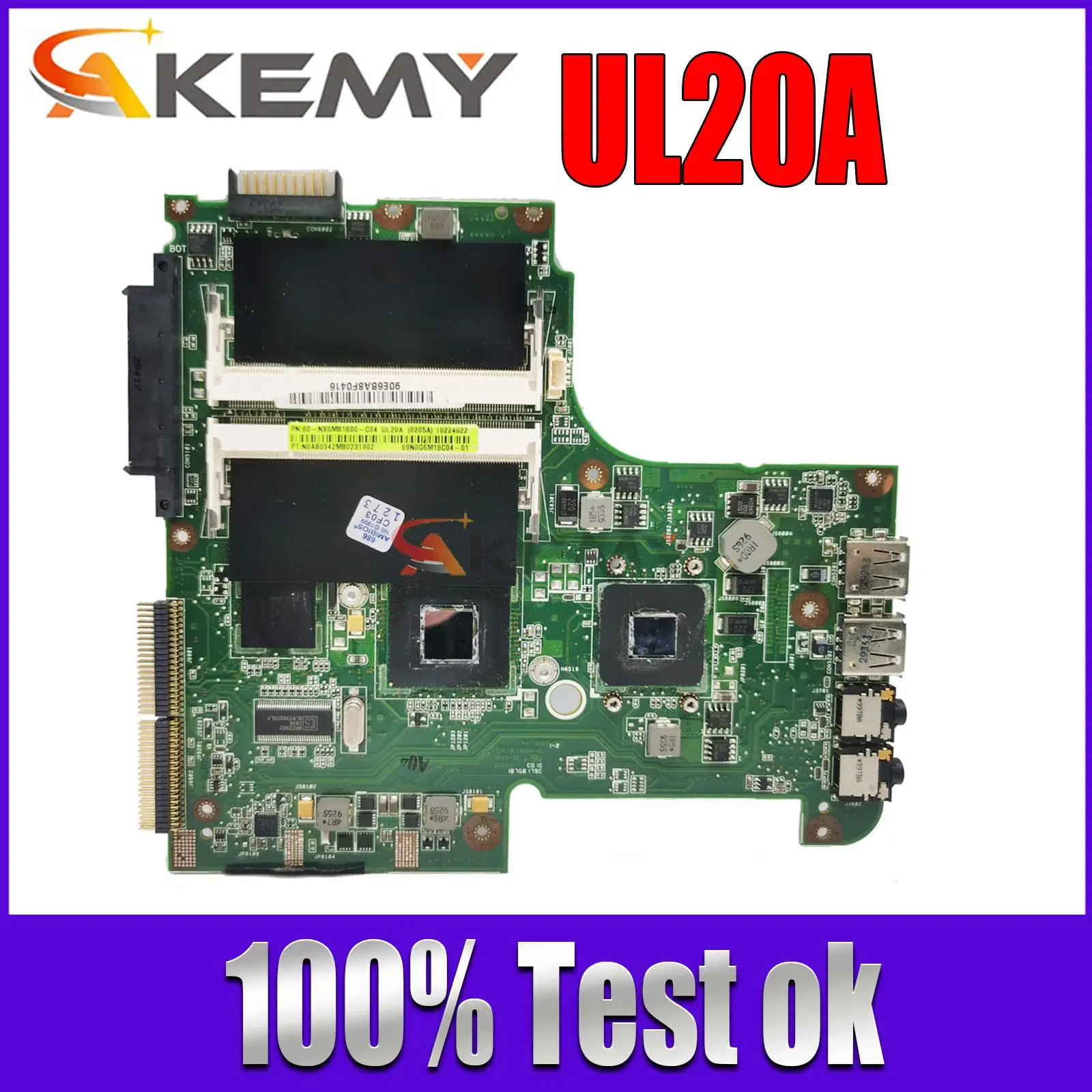 

Материнская плата UL20A _ MB REV2.1 для ноутбука UL20A, системная плата тестирована идеально