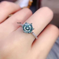 yulem hundred cut faced lab color vvs1 green moissanite stone 2ct for ring earrings jewelry making