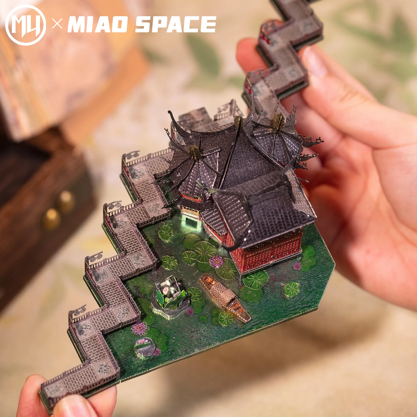 Фото ARTYIMO Металлическая 3D-головоломка «Мост из девяти изгибов» для самостоятельной сборки, подарок на Рождество, Хэллоуин, День рождения, развивающая игрушка №3