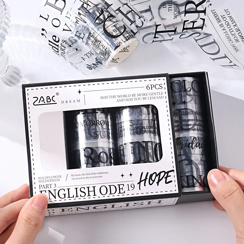 Подарочный набор Мистер Бумага 1 в английском стиле с 6 рулонами