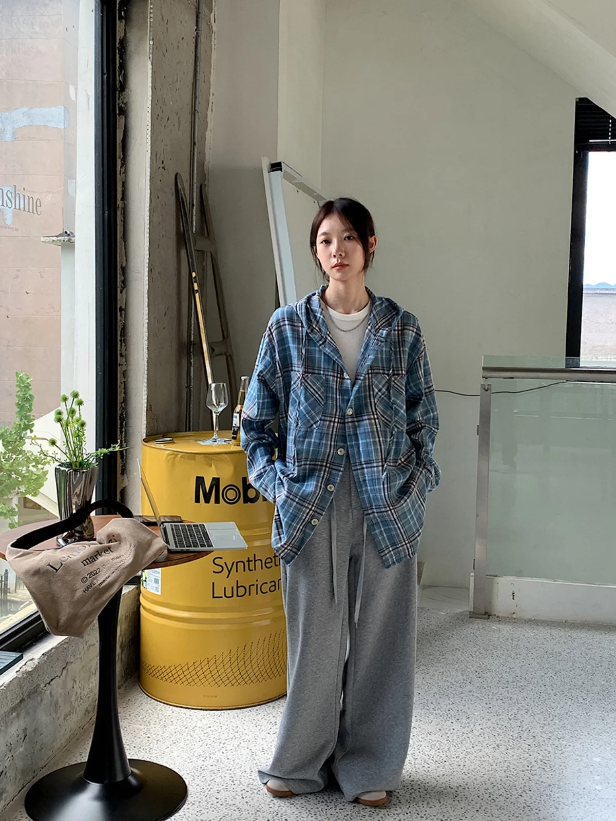 Vs What американские винтажные клетчатые рубашки с капюшоном и длинными рукавами