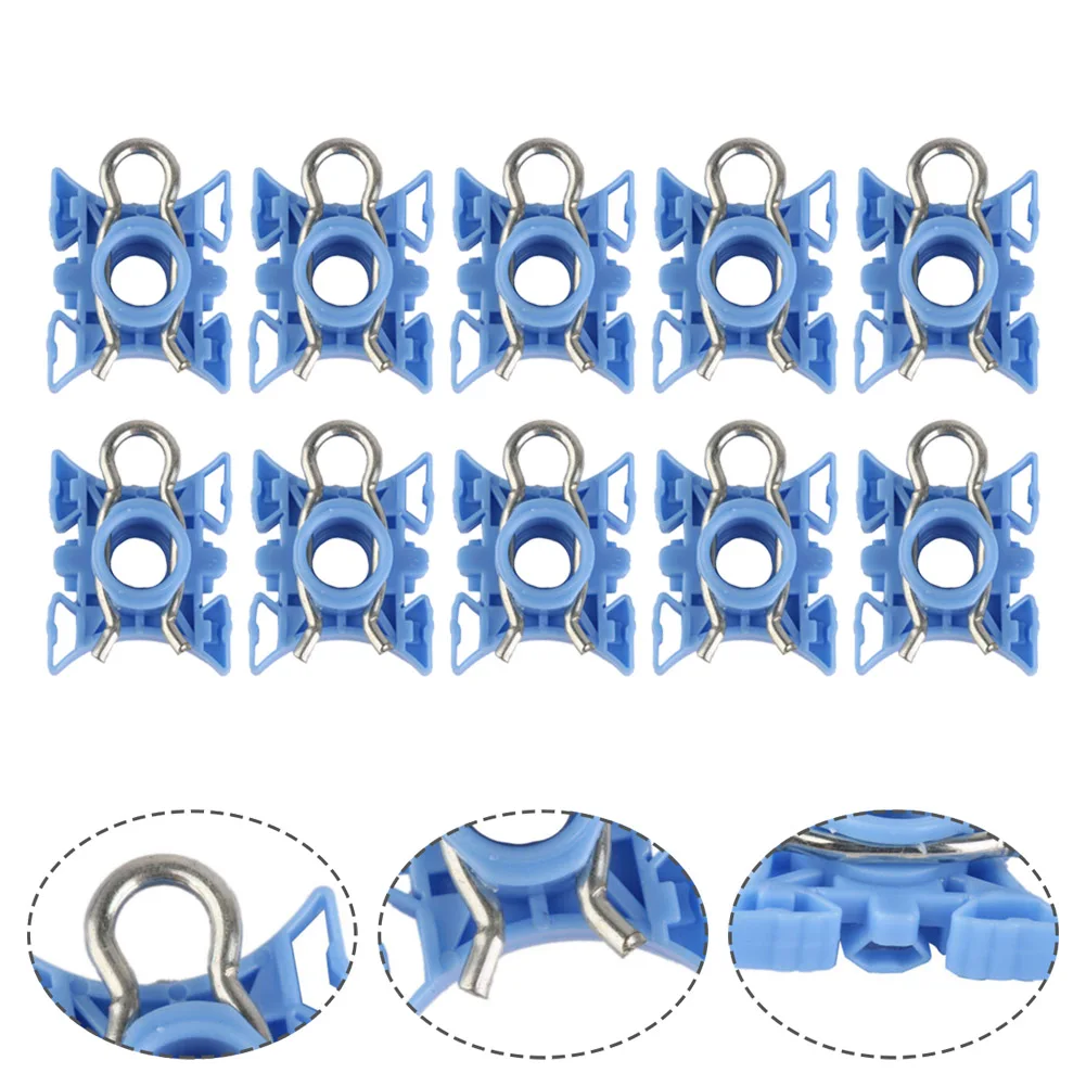 

10PCS Window Lift Sliding Pivot Regulator Clips Blue For BMW E32 E34 E36 Volvol Xc60 S60 S40 S80 Xc90 Lifter Clip