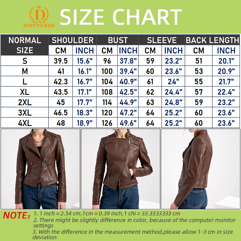 NEW Women Faux Leather Jacket Casual Soft PU Slim Black Motorcycle Punk Leather Coat Female Zipper Outerwear Coats Plus Size 4XL