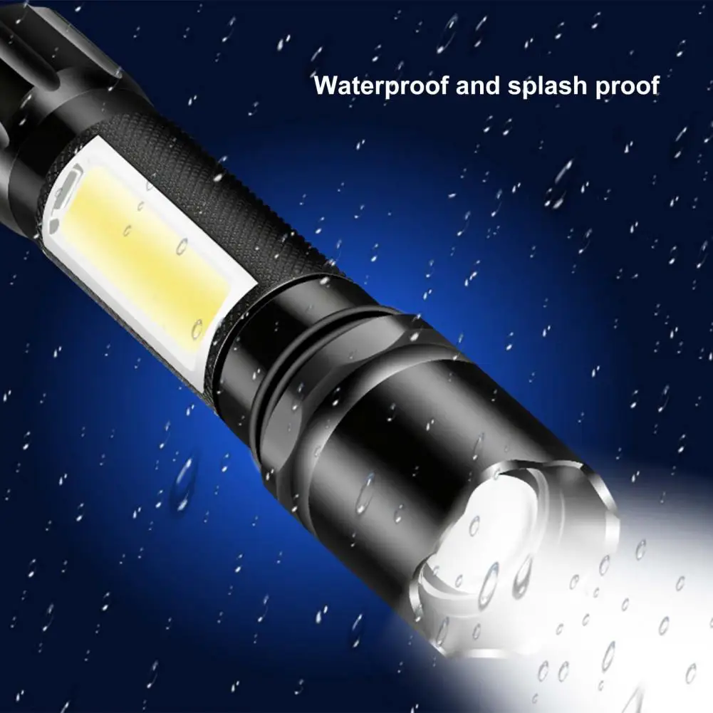 

Convenient Pocket Flashlight with Side Light LED Torch High Brightness Water-Resistant Super Bright LED Flashlight Widely Used