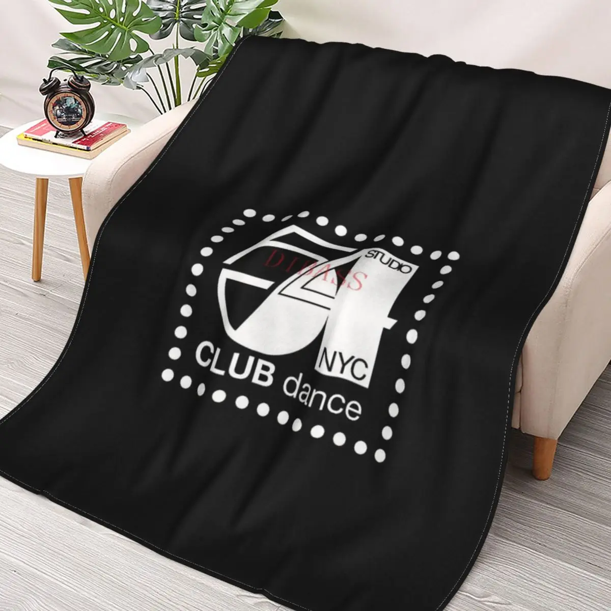 

Студия 54 клуб Танцы NYC 3D Печатный фланелевый плед одеяло