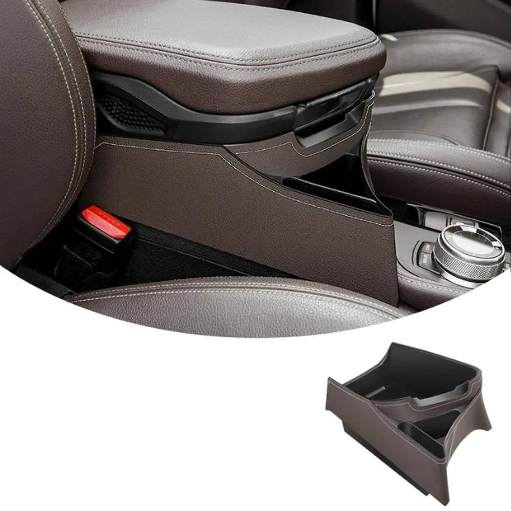 

Подлокотник для центрального сиденья автомобиля, контейнер для хранения, органайзер, лоток, модифицированные детали для салона, совместим ...