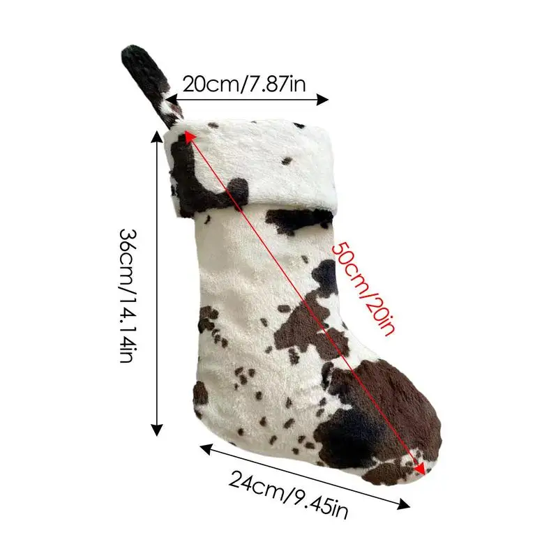 Большие рождественские чулки 20-дюймовый рождественский подарок для фермерского