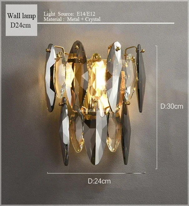 Современная роскошная потолочная люстра, хрустальный подвесной светильник E14, светодиодные люстры для столовой, гостиной, домашнего декора, блеск