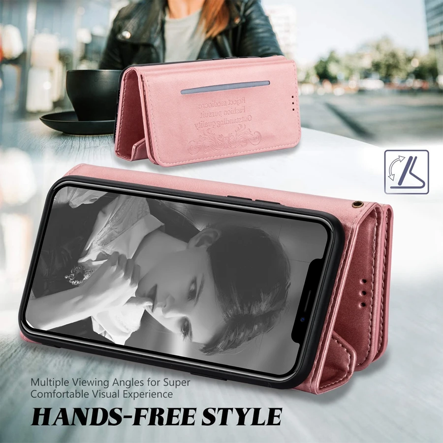 Wallet Zipper Lanyard Leather Case For Samsung Galaxy S23 Ultra S22 S21 Plus S20 FE A13 A14 A31 A32 A33 A51 A52 A53 A54 A71 A72