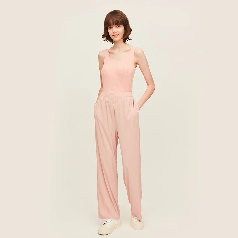 

OhSunny Women Wide Leg Pants Streetwears Sun Protection UPF50+ Oversize Fitness joggers Dance Loose Training Pants