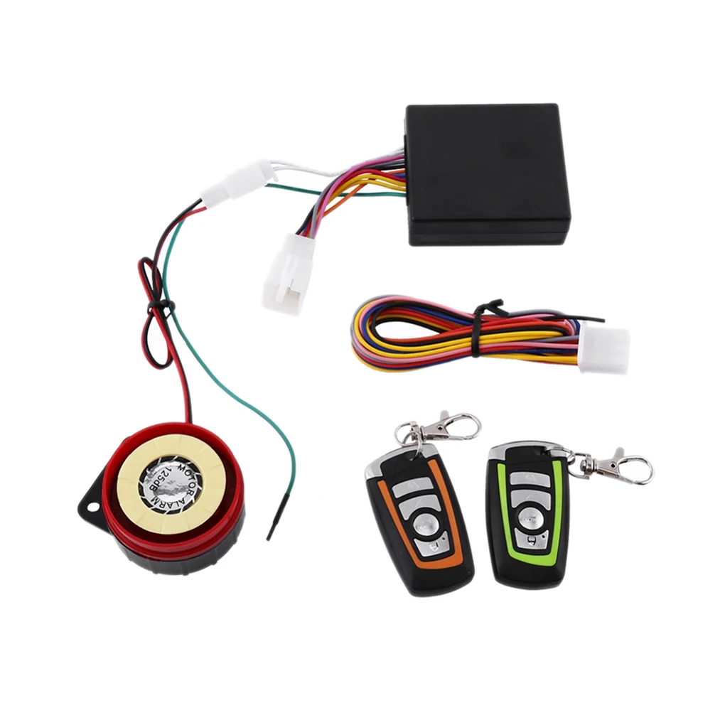 

12V Remote Control Motorcycle Alarm System Universal Anti-theft Scooter Security Alarm System