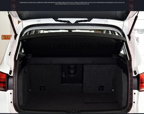 Чехлы на багажник автомобиля для Volkswagen Golf 6 2010-2013, флокированные водонепроницаемые занавески для багажа, аксессуары для багажа