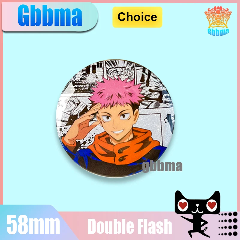 Аниме персонаж дзюдзюцу кайсен Ренмен Сукуна значок брошь жесть для различной