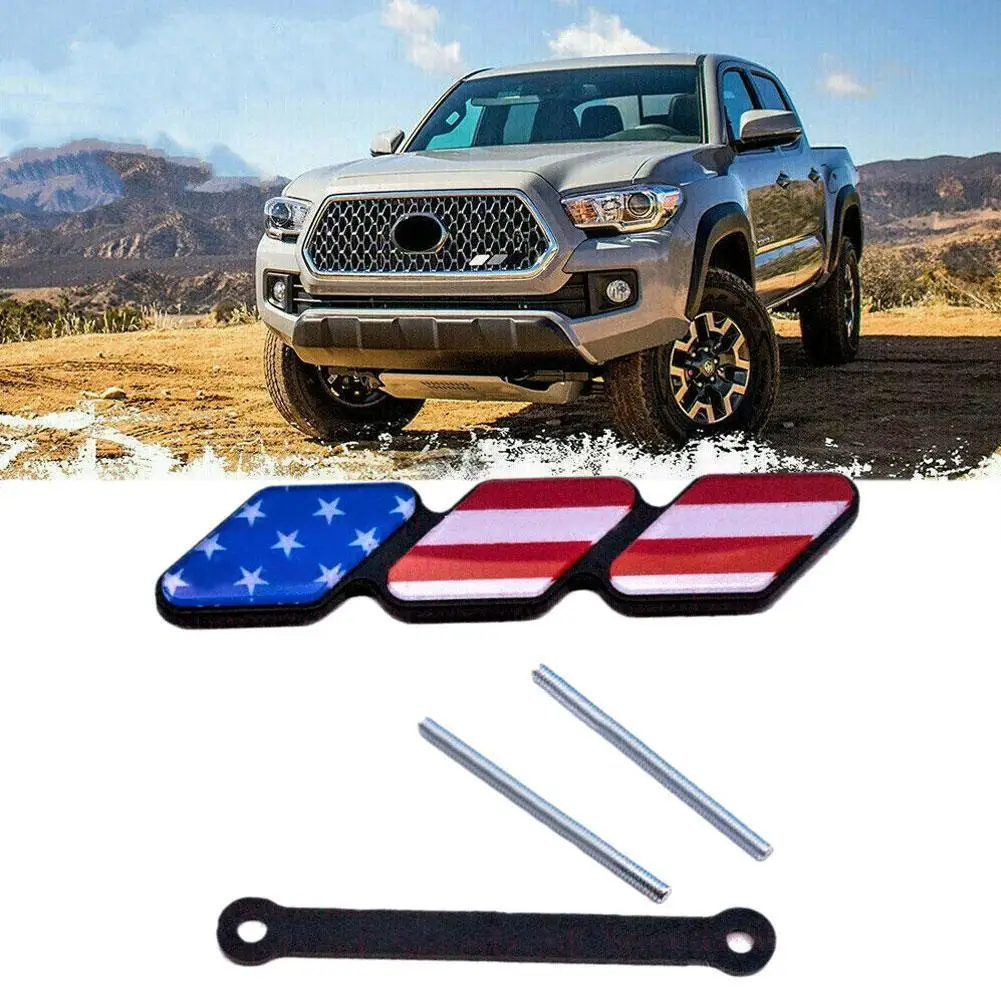 

For Toyota FJ Cruiser Network Label Label Accessories Exterior Modification Radiator Front Grid Decorative Tricolor Signs