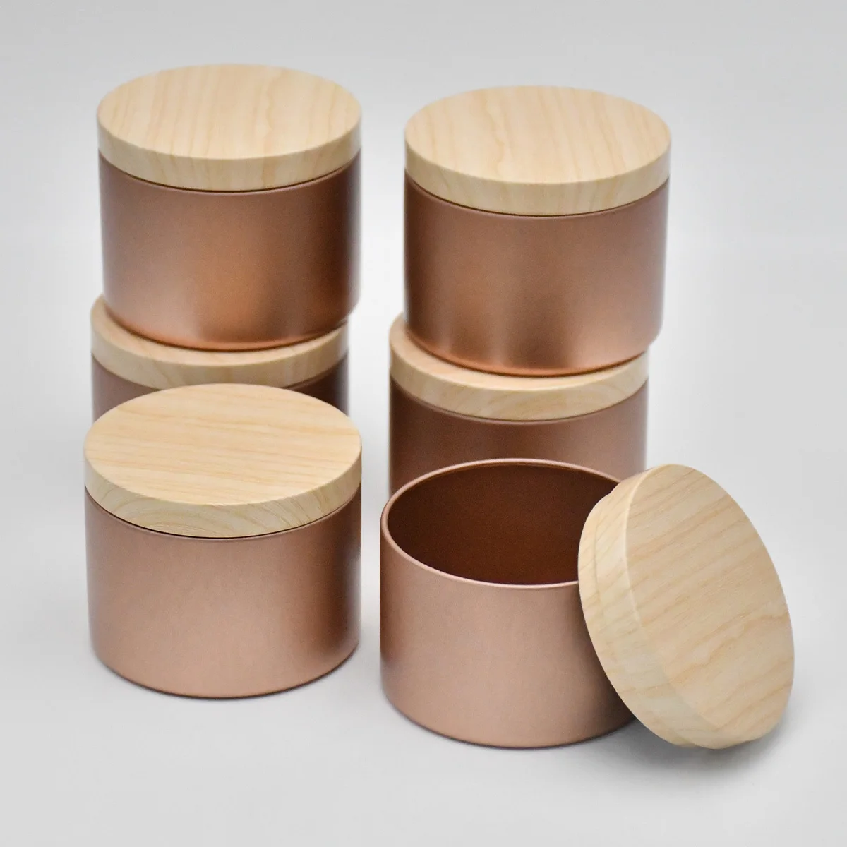 

Металлические банки для свечей 4/8 унций