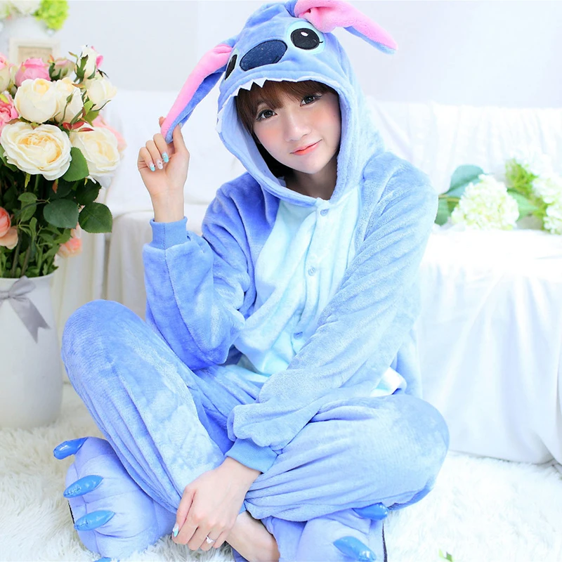 New Cartoon One Piece Pajamas Long Sleeve Pijama Loose Nightwear Suit Kigurumi Adults Kids Onesie Anime Cosplay Animal Sleepwear