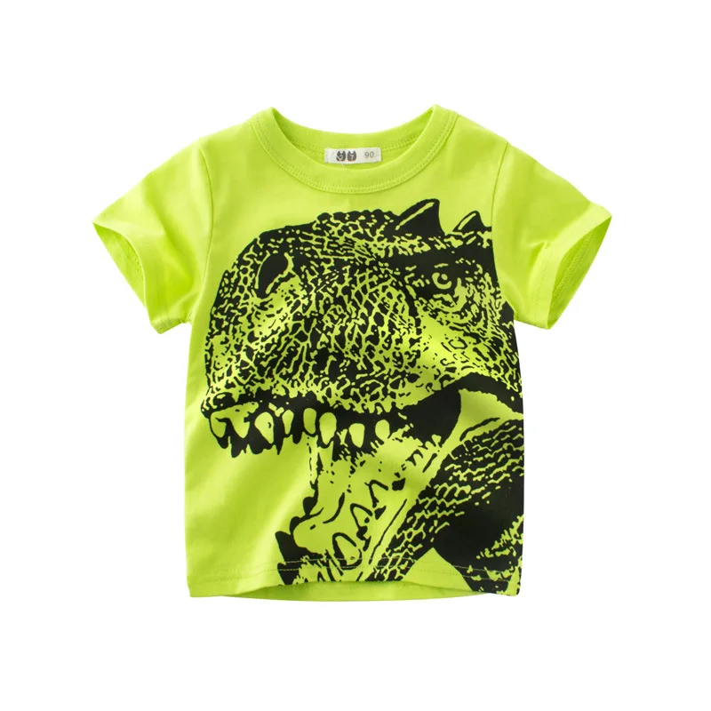 

Dinosaur T-Shirt Summer Cotton Children's Short Sleeve for Boys Kids Tee Baby T Shirt Toddler Tops Clothing Clothes Fashion 2-8Y