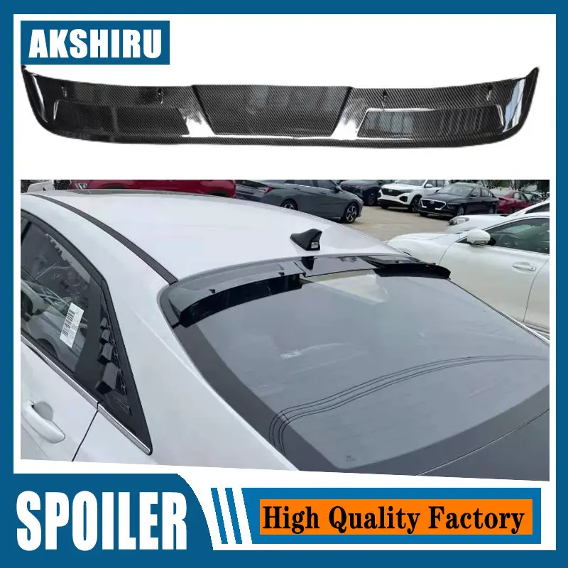 

Rear Roof Lip Spoiler For Hyundai Elantra Avante CN7 2020 2021 ABS Modified Roof Spoiler Black Original Style Auto Parts