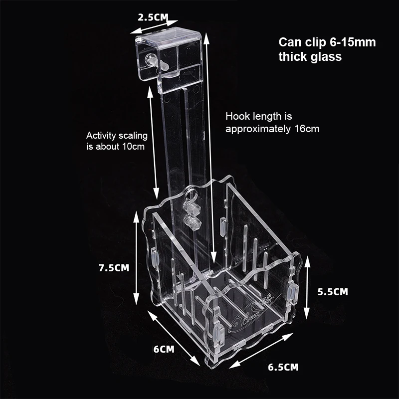 Аквариумное украшение акриловый подвесной водный плантатор держатель