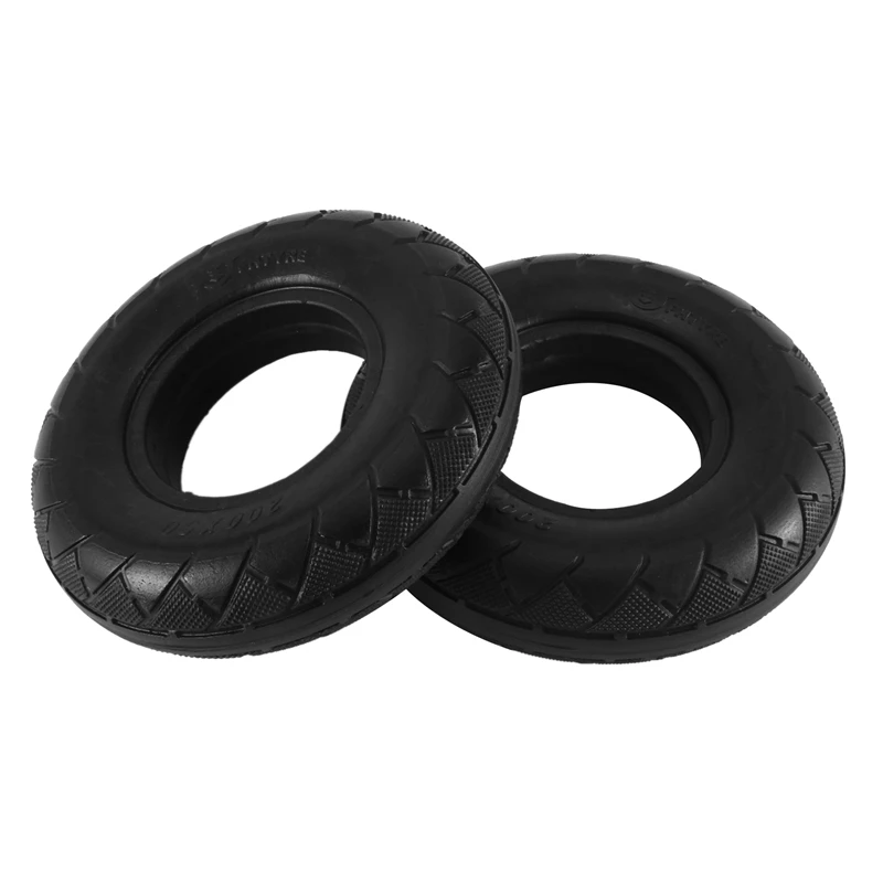 Новые 8-дюймовые колеса 200X50 однотонные шины для скутера электрические ступица