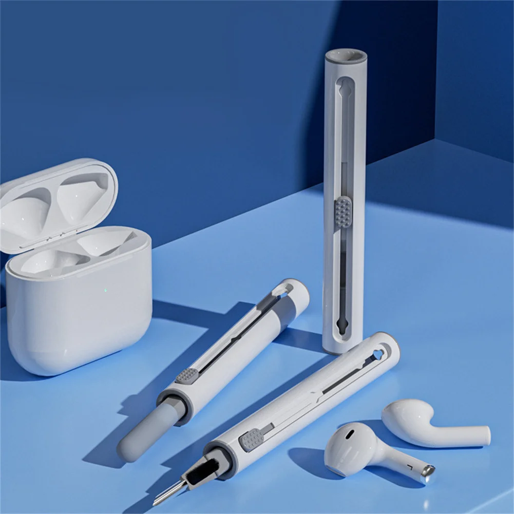 

Earplug Cleaning Pen 3 In 1 Wireless Earphones Cleaning Kit Portable Earplug Case Cleaning Tool Pen Washing Brush