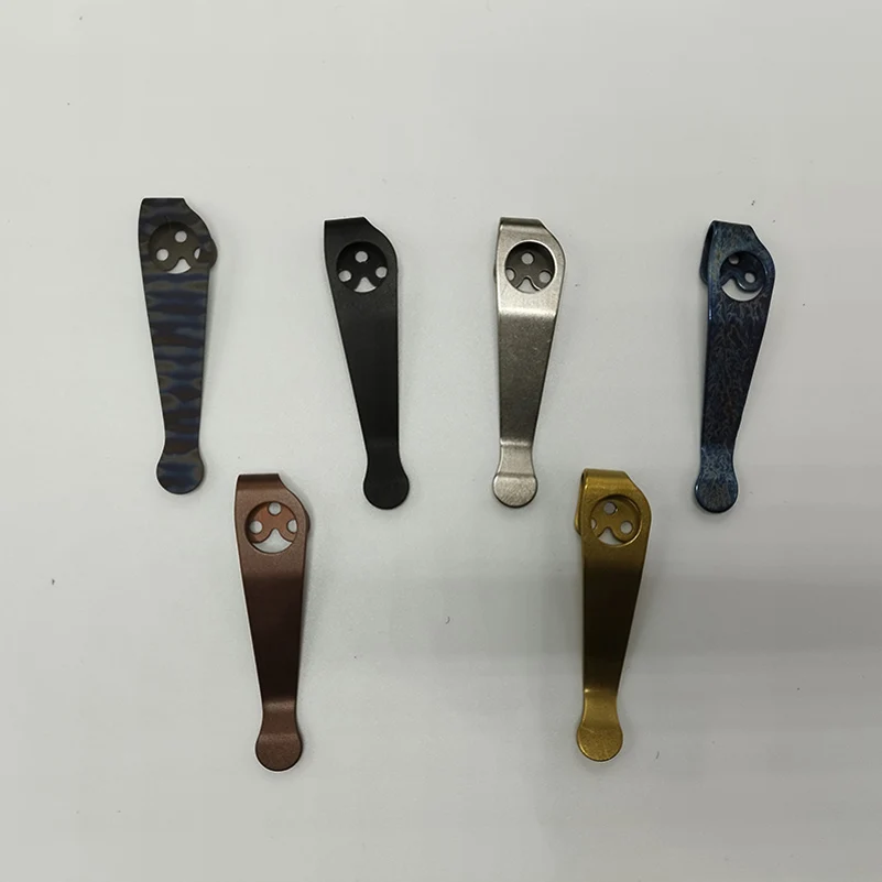 6-цветный карманный зажим из титанового сплава для Spyderco C81 Paramilitary2 C223 Para3 C10 C11 Manix2 G10