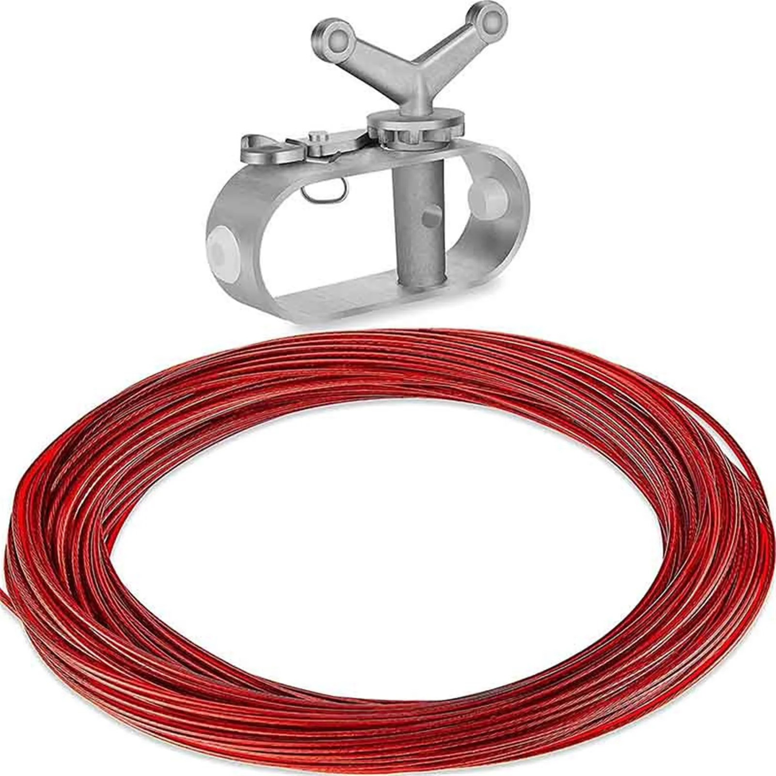 

Pool Cover Cable Winch Kit Multipurpose Swimming Pool Accessories For Securing Above Ground Swimming Pool Covers