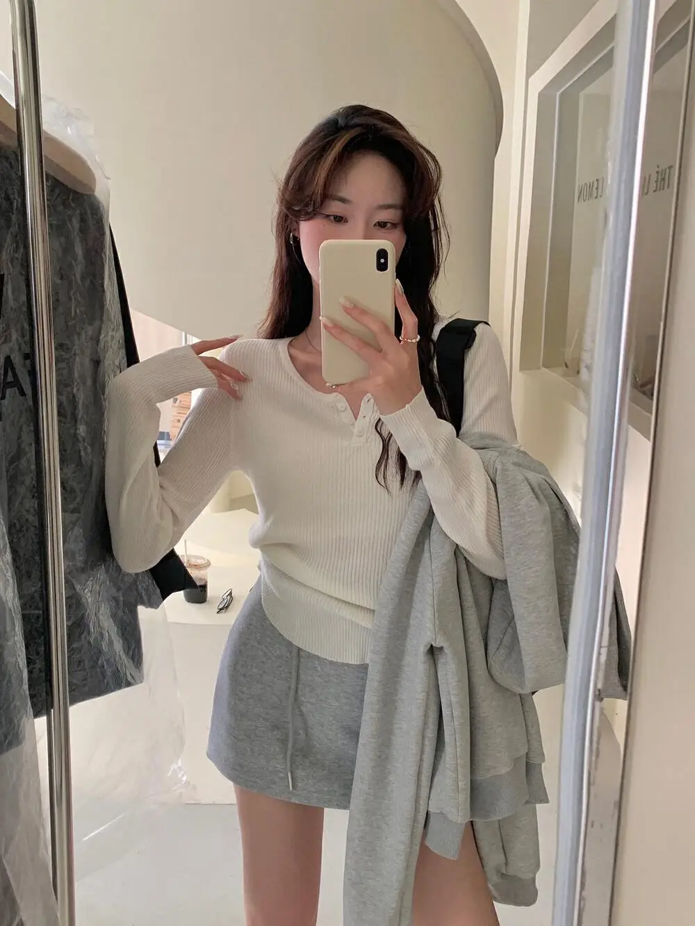 Милая Клубная Новинка Осень 2024 милая простая и универсальная трикотажная