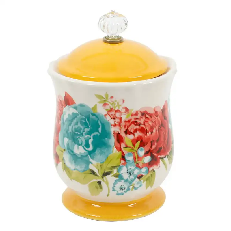 

Blossom Canister with Acrylic Knob, 8.75"