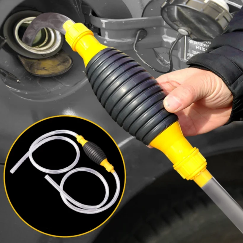 

Hand Fuel Pump Car Fuel Tank Sucker Oil Transfer Petrol Diesel Liquid Manual Pump Syphon Fuel Saver For Gas Gasoline