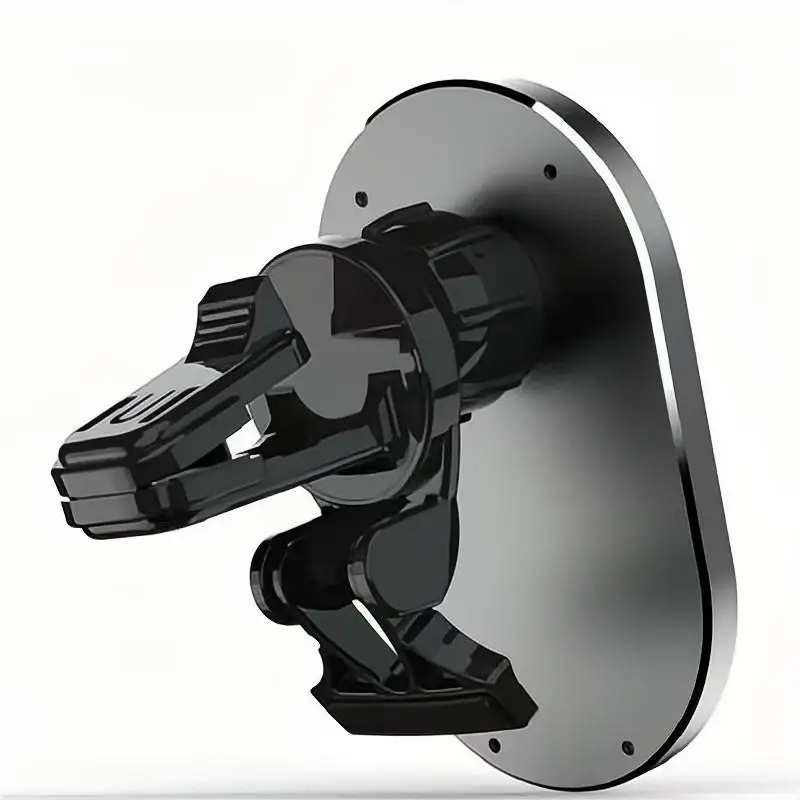 Transparent 15W Qi Car Charger Type C Mobile Phone Magsafing Wireless Charger Car Mount Magnetic Holder For IPhone13 12 Pro