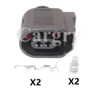 1 set 2p automobile abs sensor wire cable socket for vw audi 6e0 973 702 car antilock braking system waterproof connector