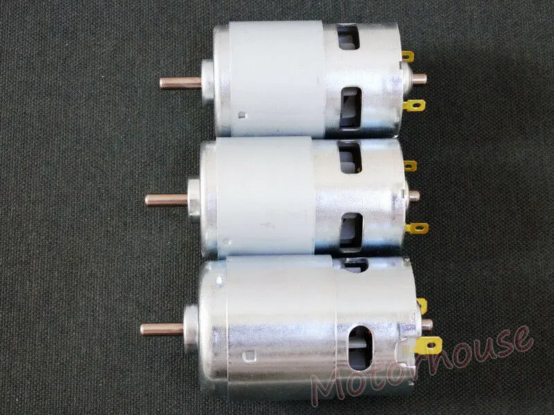 

RS-775/795/895 Carbon Brush Motor DC 6V 12V 18V 24V High Speed High Torque Motor with Ball Bearing Cooling Fan for Drill