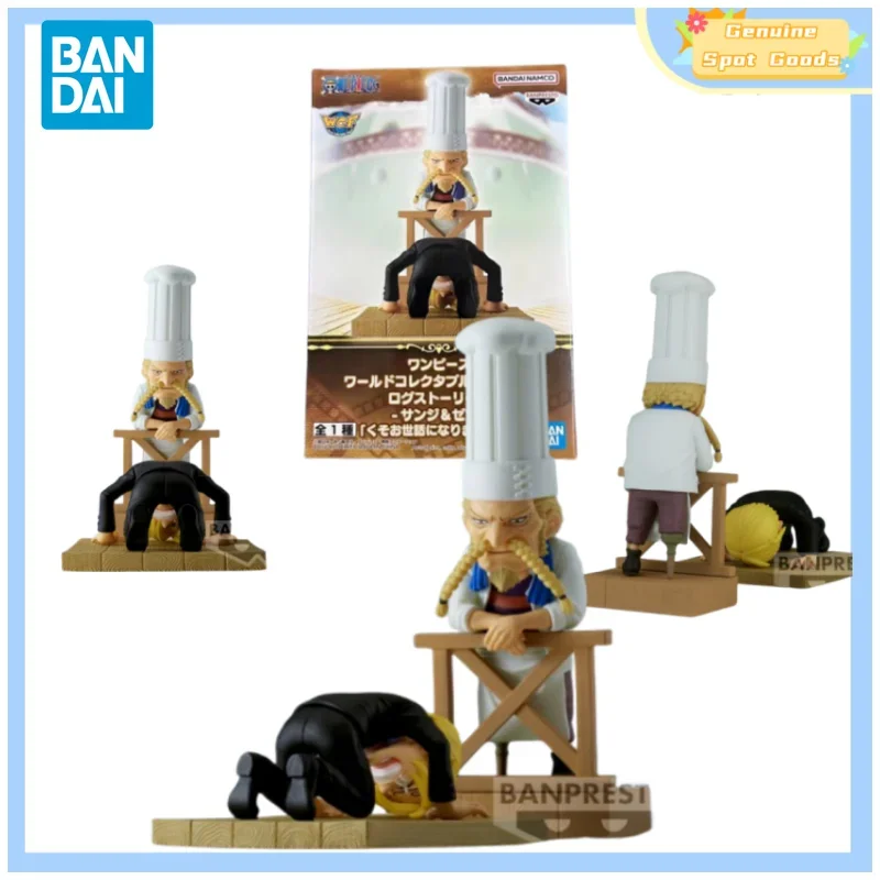 Оригинальные Bandai ONE PIECE Wcf рассказательная линия 8 Sanji zф отряд аниме экшн-фигурки