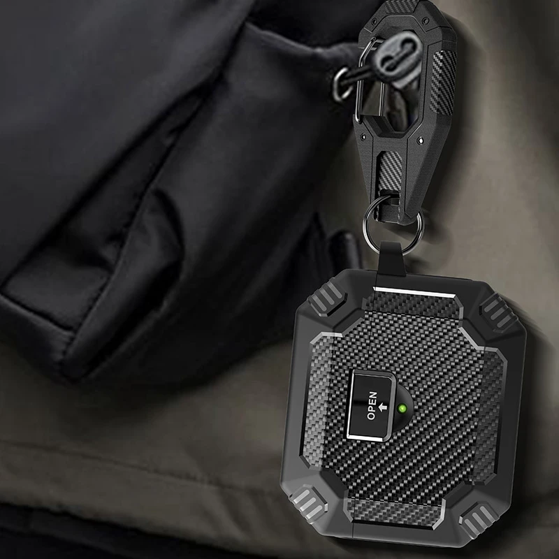 

For Airpods Pro 2 Case 2022 Carbon Fiber Magnetic Buckle Earphone Case Headphone Cover For Apple Air Pod 3 Pro 2nd 2 Generation